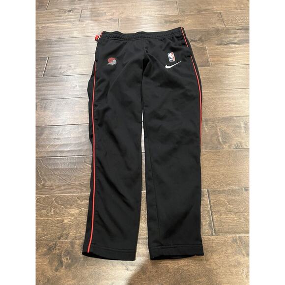 Nike Mens Black NBA Portland Trailblazers Sweatpants Size S SMALL DN9219-010 - Picture 2 of 10